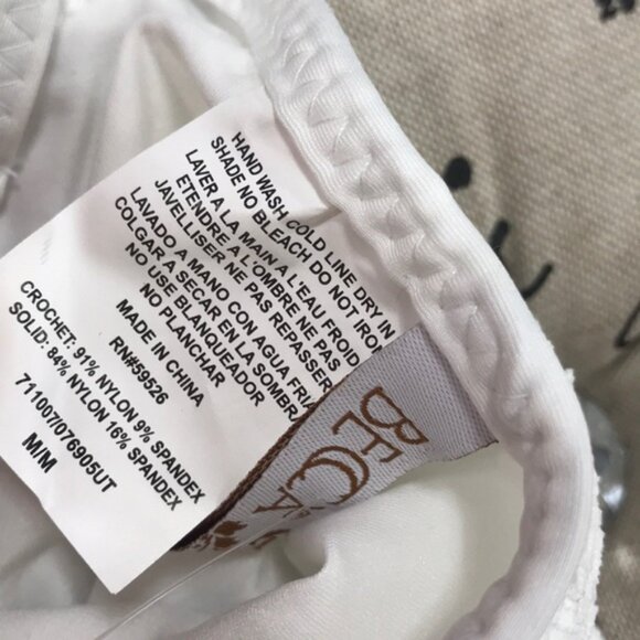 Becca Colorplay Crochet Plunge Swimsuit - Picture 8 of 9